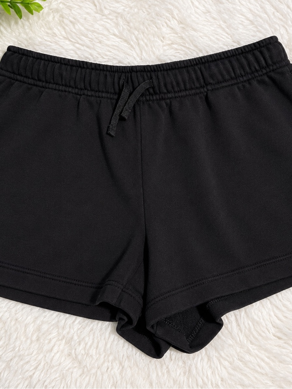 Nike Black Women's Athletic Drawstring Shorts
